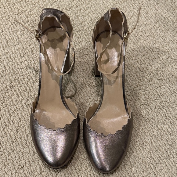Chloe Shoes - Chloe super sexy, Elegant Metallic Ankle Strap Women's Shoes